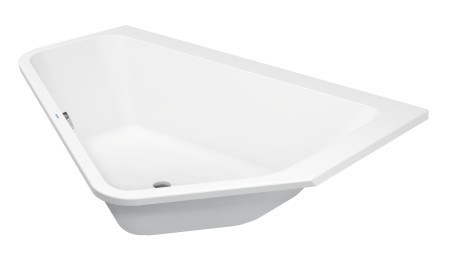 Duravit акриловая ванна 5 1770 х 1300 c двумя разными наклонами спинки, paiova, 700391000000000 цвет: белый