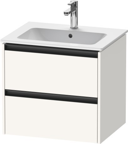 Duravit тумба подвесная под раковину 480 мм х 610 мм х 550 мм, ketho.2, k25262084840000 цвет: белый суперматовый