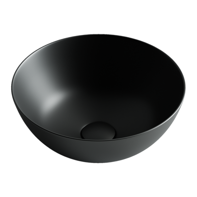 Ceramicanova раковина накладная element, cn6004 цвет: черный