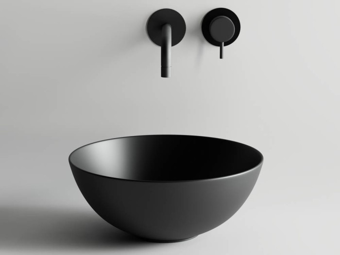 Ceramicanova раковина накладная element, cn6004 цвет: черный