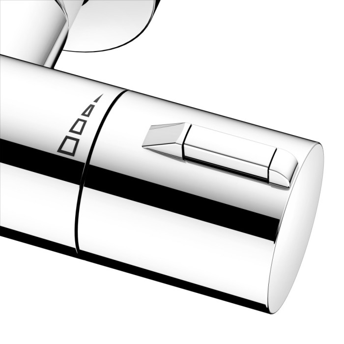 Keuco термостат для душа blue с защитой от обратного потока, plan blue, хром арт. 53926 011001