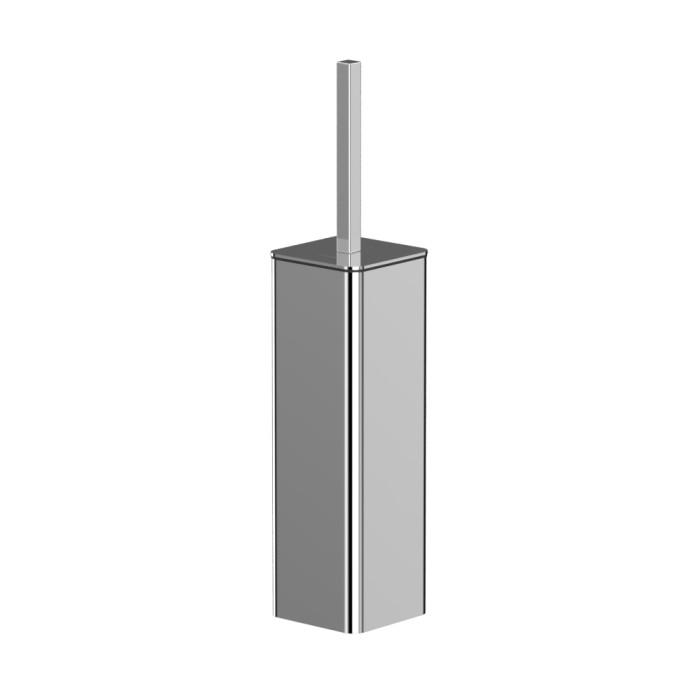 Ершик для унитаза, напольный, Whitecross Cubo chrome, хром арт. CU2474CR