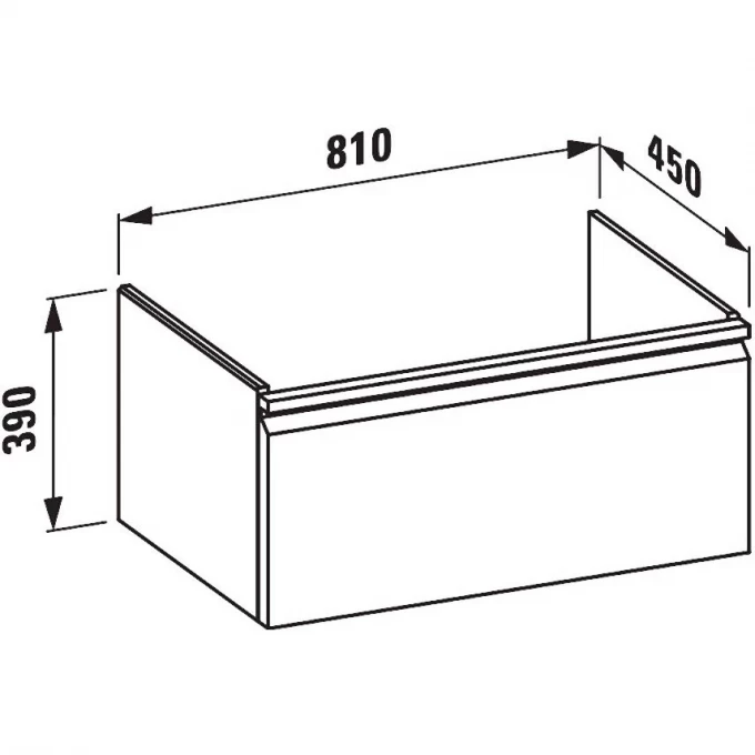 LAUFEN тумба под раковину 8.1396.5, PRO S - 4.8350.2.096.463.1