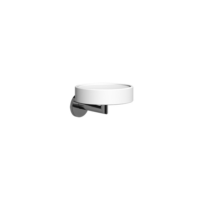 Gessi Мыльница настенная белая, Tondo, 63601#299 цвет: black xl