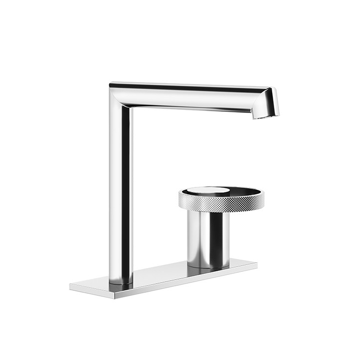 Gessi Смеситель для раковины без донного клапана, с соединительными шлангами, Anello, 63315#031 цвет: хром