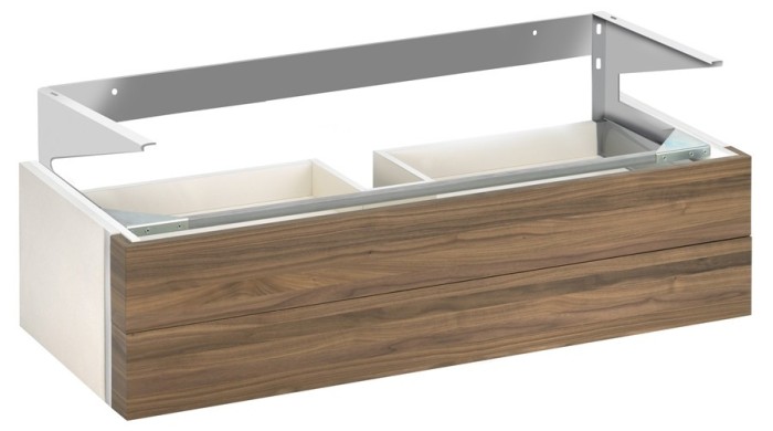 Keuco тумба под раковину 1250x315x525 мм 2 ящика, edition 300, арт. 30374 393900