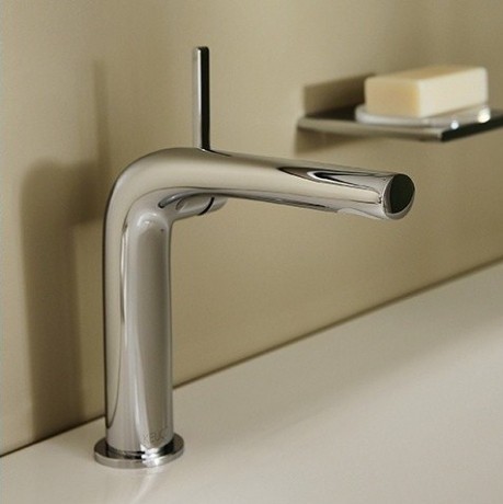 Keuco однорычажный смеситель для раковины с донным клапаном, edition 400, никель шлифованный арт. 51502 050000