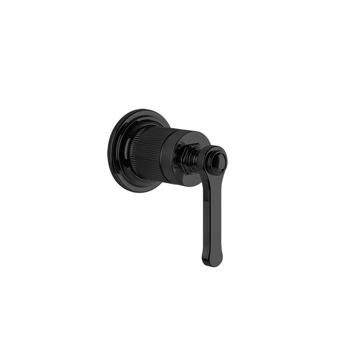 Gessi Смеситель встраиваемый, однорычажный, внешняя часть, Venti20, 65109#299 цвет: черный матовый