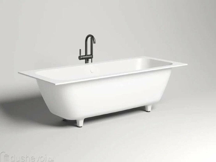Salini ванна встраиваемая 180x80, orlanda, 103222mrf цвет: матовый белый