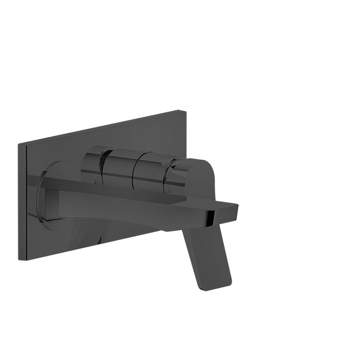 Gessi Встраиваемый смеситель для раковины с изливом 175мм, Rilievo, 59092#299 цвет: nero xl