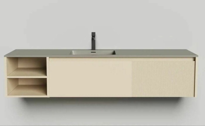 Salini подвесная тумба 1800, domino, 27d118ina цвет: бежевый