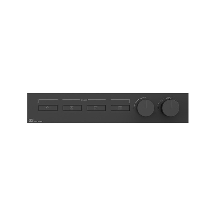 Gessi Термостат для душа, с включением до 4 источников одновременно, Hi Fi, 63016#299 цвет: black xl