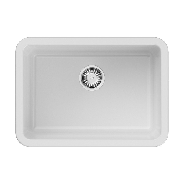 Omoikiri кухонная мойка Torishima 67-U/I, белый глянцевый арт. 4993866