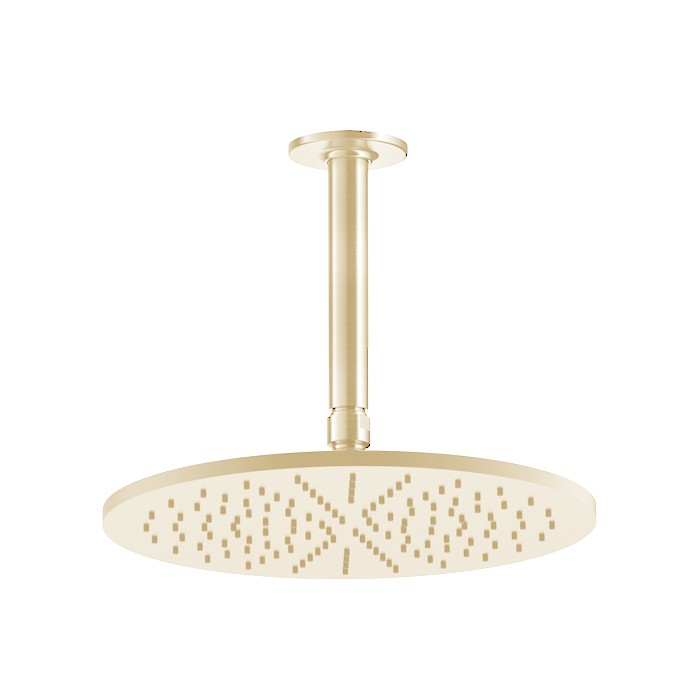 Gessi Верхний душ, 1/2", d30см, потолочный, Inciso, 58250#246 цвет: золото