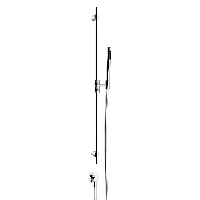 Gessi Штанга в комплекте с душевой лейкой, шланг 1,50 м и вывод воды, Anello, 63482#031 цвет: хром