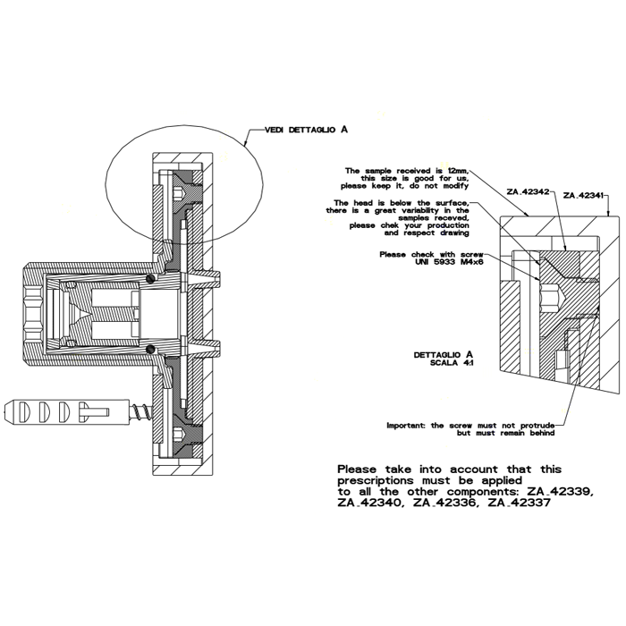 Gessi Боковая форсунка прямоугольная, Rettangolo, 32975#080 цвет: золото