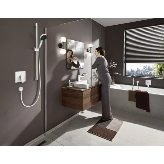Hansgrohe смеситель для раковины без донного клапана, Vivenis, белый арт. 75012700