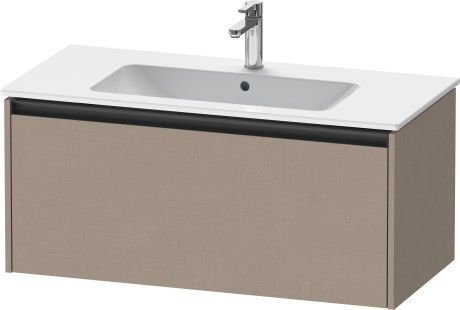 Duravit тумба подвесная под раковину 480 мм х 1010 мм х 440 мм, ketho.2, k25064075750000 цвет: лён