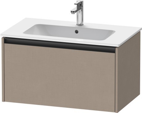 Duravit тумба подвесная под раковину 480 мм х 810 мм х 440 мм, ketho.2, k25063075750000 цвет: лён