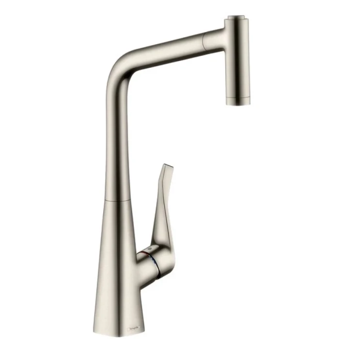 Hansgrohe смеситель для кухни, Metris M71, нержавеющая сталь арт. 14820800
