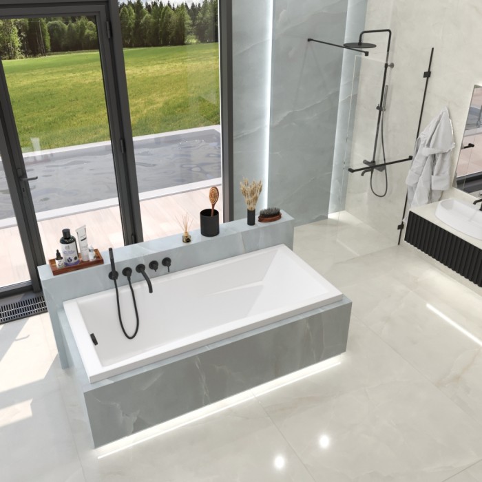 Пристенная ванна 170x75 акрил, Whitecross Palace, арт. 0104.170075.100