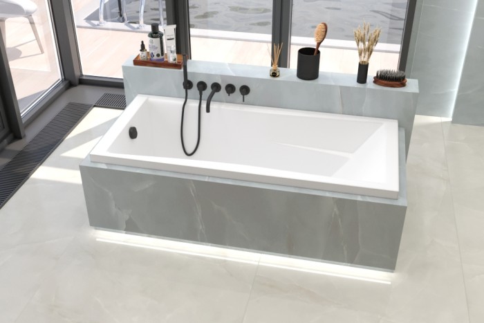 Пристенная ванна 170x75 акрил, Whitecross Palace, арт. 0104.170075.100