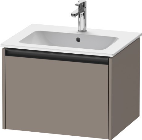 Duravit тумба подвесная под раковину 480 мм х 610 мм х 440 мм, ketho.2, k25062043430000 цвет: базальт матовый