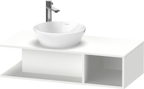Duravit тумба подвесная под раковину слева 1000 мм х 480 мм, d-neo, de491901818 цвет: gres pietra grey opaco