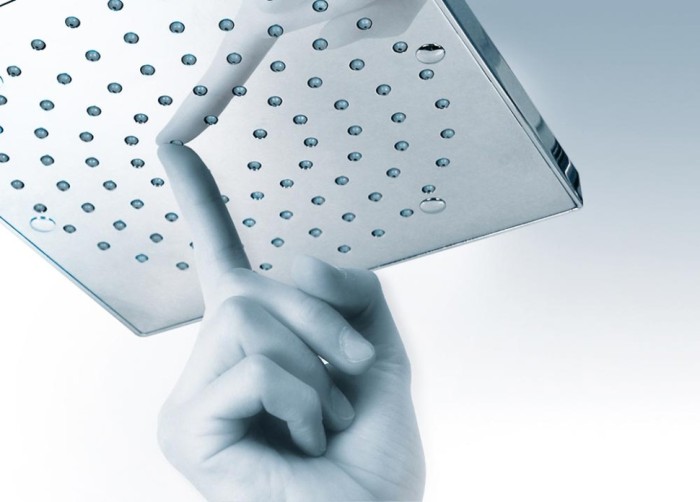 Bossini верхний душ с поворотным кронштейном, cube, хром арт. h59715.030