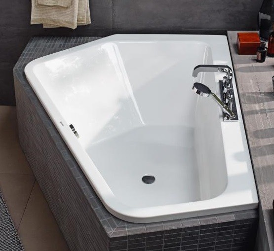 Duravit акриловая ванна 5 1770 х 1300 c двумя разными наклонами для спины, paiova, 700390000000000 цвет: белый