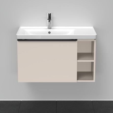 Duravit тумба подвесная под раковину 784 мм х 452 мм, d-neo, de425809191 цвет: серо-коричневый матовый