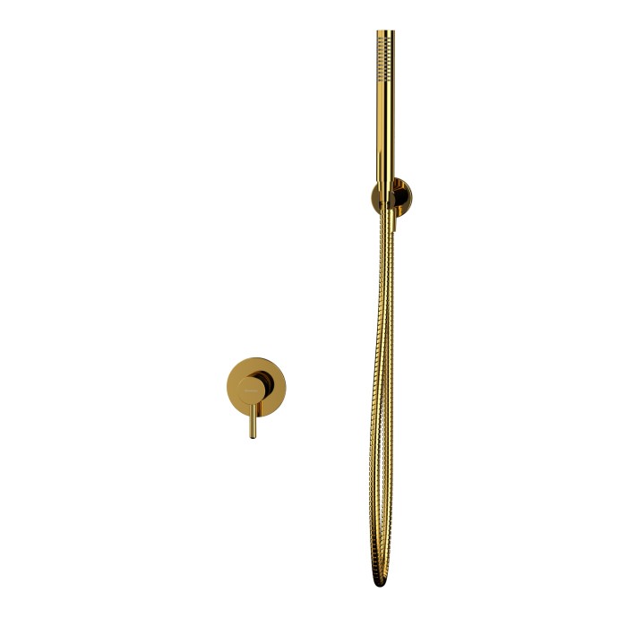 Душевая система скрытого монтажа, Whitecross Y gold, золото арт. YSET02GL