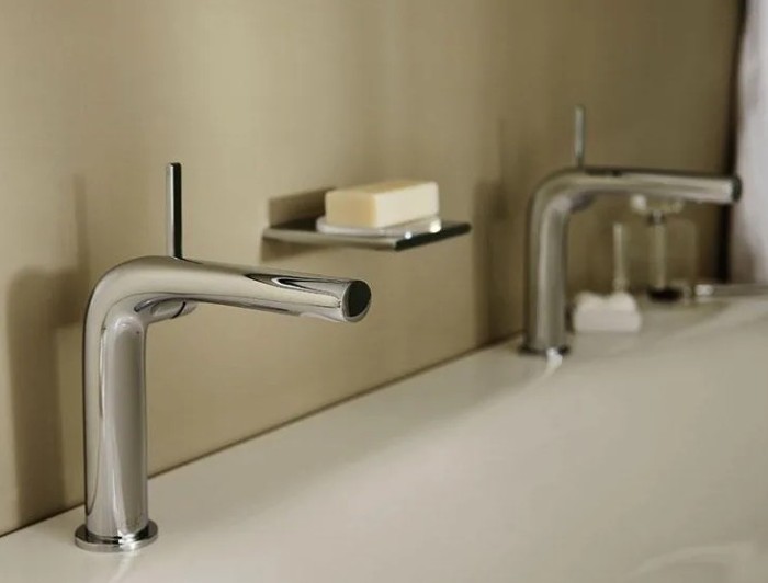 Keuco однорычажный смеситель для раковины с донным клапаном, шлифованная, edition 400, бронза шлифованная арт. 51502 030000