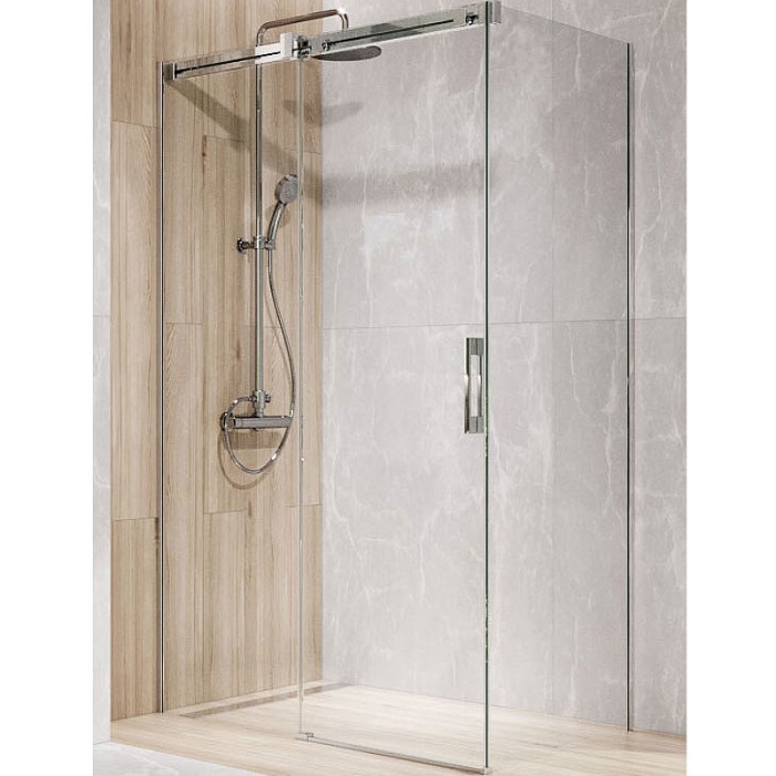 Radaway душевая дверь pro kdj 120 l профиль хром стекло прозрачное, Espera Pro - 10090120-01-01L