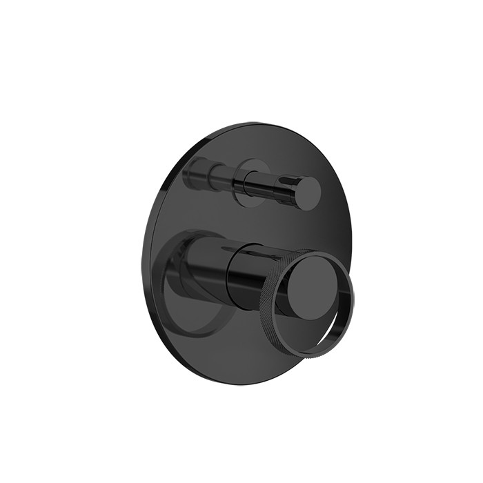 Gessi Смеситель для душа, встраиваемый, Anello, 63377#707 цвет: black metal brushed pvd