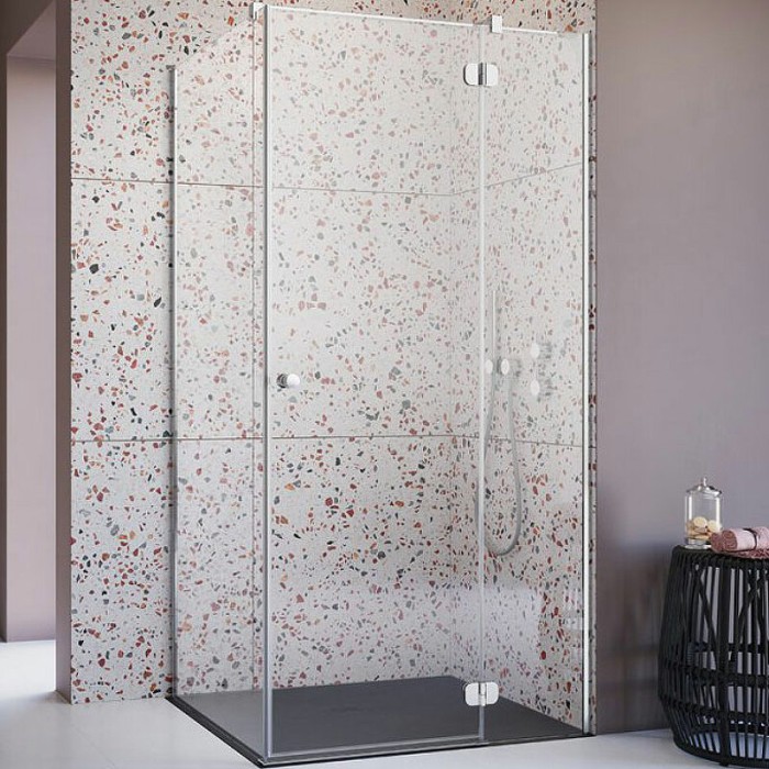 Radaway душевой уголок kdj 90x90 профиль хром стекло прозрачное, Torrenta - 32202-01-01NR