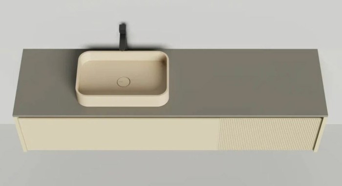 Salini подвесная тумба 1800, domino, 27d118 цвет: бежевый