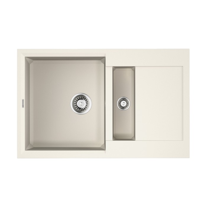 Omoikiri кухонная мойка Sakaime 78-2, белый арт. 4993128