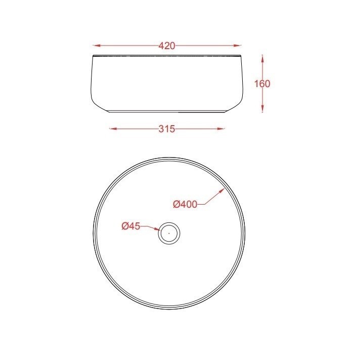 ArtCeram раковина (накладная), col001 21 00 cognac цвет: черный матовый