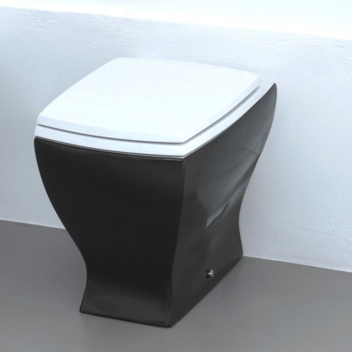 ArtCeram унитаз напольный, jzv002 01 50 jazz цвет: черный