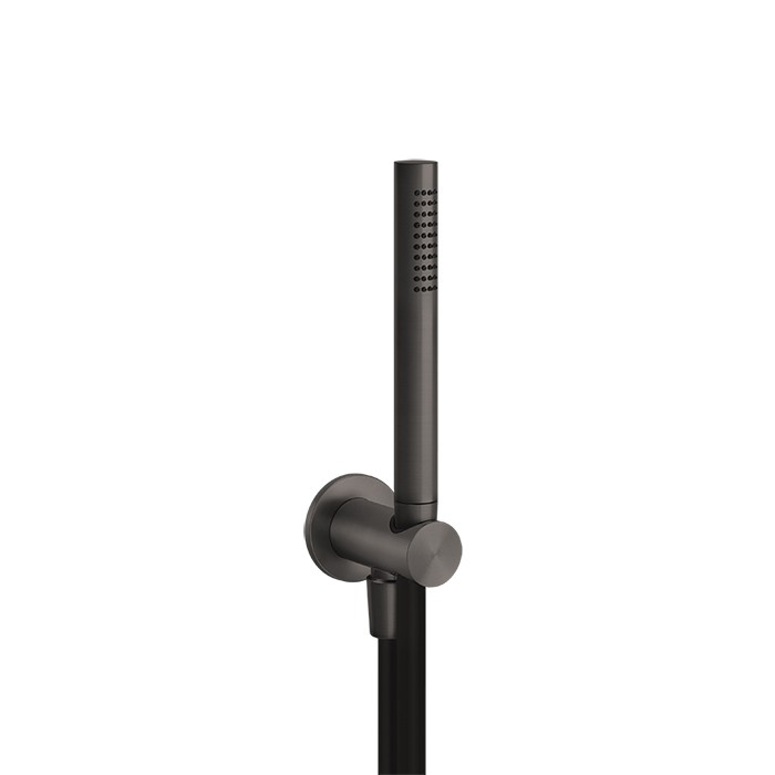 Gessi Душевой комплект, + вывод, держатель, шланг 1,50 м и душевая лейка, 316, 54023#707 цвет: brushed black metal pvd