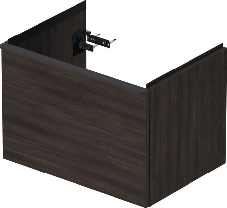 Duravit тумба подвесная под раковину 634 мм х 452 мм, d-neo, de425405353 цвет: каштан темный