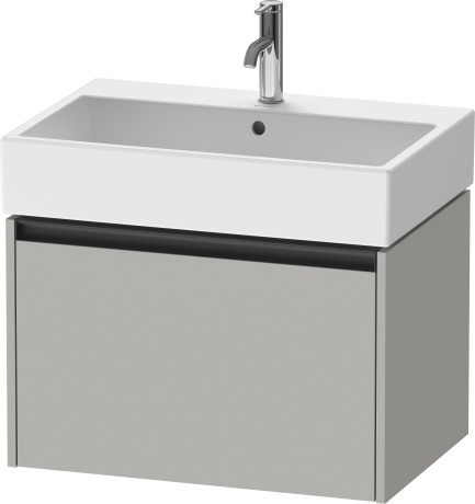 Duravit тумба подвесная под раковину 460 мм х 684 мм х 440 мм, ketho.2, k25076007070000 цвет: бетонно-серый матовый