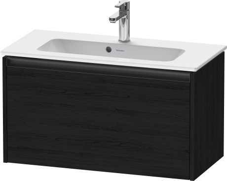 Duravit тумба подвесная под раковину 390 мм х 810 мм х 440 мм, ketho.2, k25056016160000 цвет: чёрный дуб