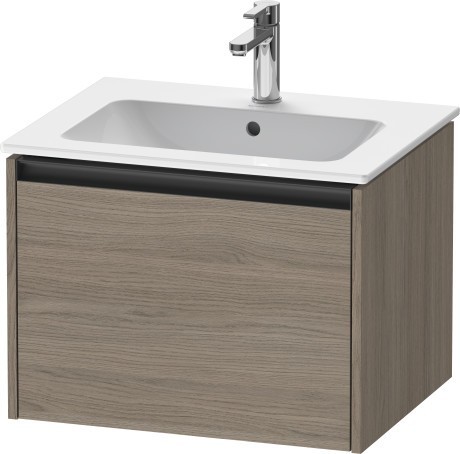 Duravit тумба подвесная под раковину 480 мм х 610 мм х 440 мм, ketho.2, k25062035350000 цвет: дуб терра