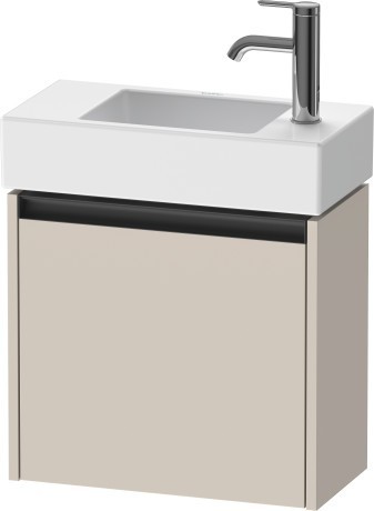 Duravit тумба подвесная под раковину 238 мм х 484 мм х 440 мм, ketho.2, k25072l83830000 цвет: серо-коричневый суперматовый