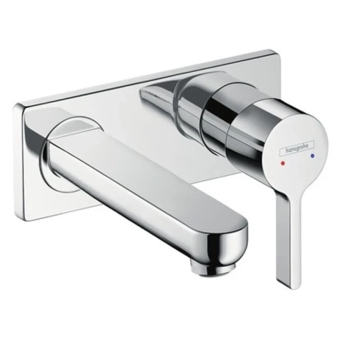 Hansgrohe смеситель для раковины, однорычажный, излив 165 мм, Metris S, хром арт. 31162000