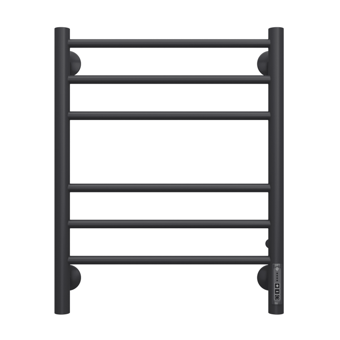 Terminus электрический полотенцесушитель аврора п6 450х600 электро кс 9005 матовый (встроен диммер), электрика эконом арт. 4670078527479