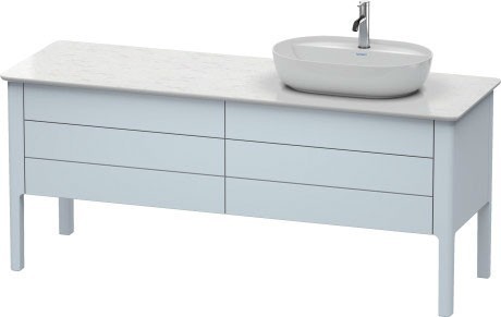 Duravit тумба напольная под столешницу, luv, lu9568r9797 цвет: светло-голубой