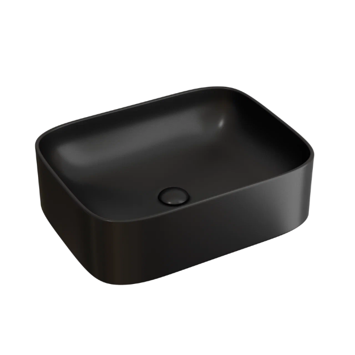 Ceramicanova раковина накладная element, cn6052mb цвет: чёрный